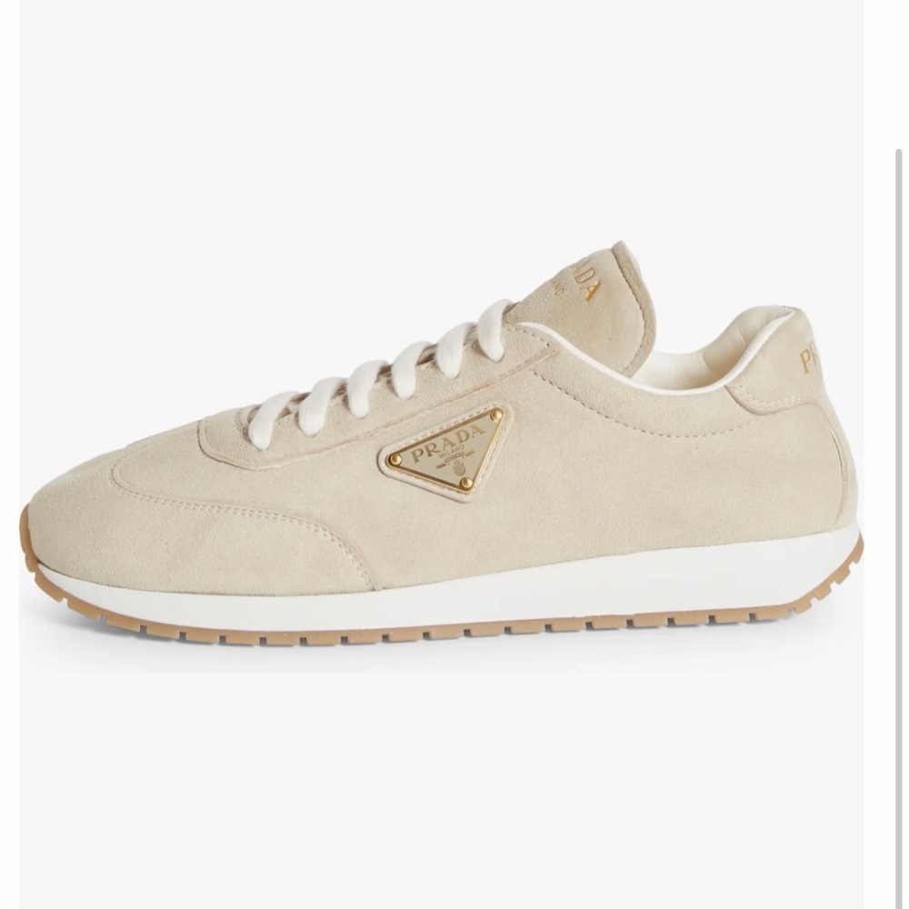 Prada Pomice Camoscio Suede Sneakers - EU 37 / US 7 - Picture 2 of 11